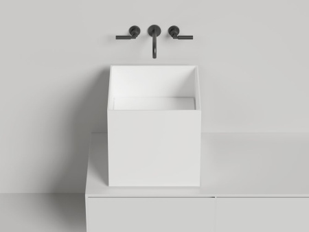 Раковина накладная Salini ARMONIA SQUARE 03 покраска по RAL полностью, 130523MF