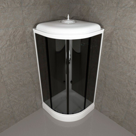 Душевая кабина Тритон Щ0000067302  Грэй-Блэк 90*90 А (ПД31)