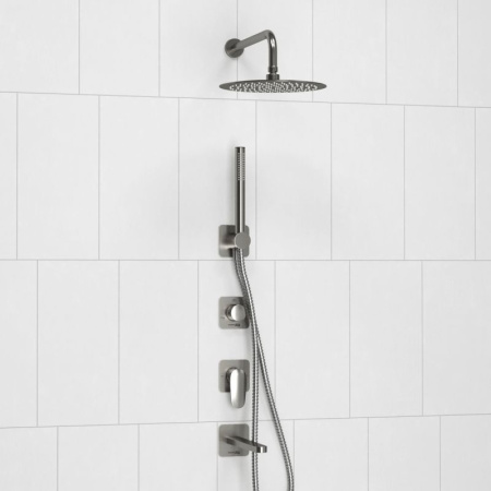 A1451.273.274.097.121.275.100.276 Встраиваемый комплект для ванны WasserKRAFT с верхней душевой насадкой, лейкой