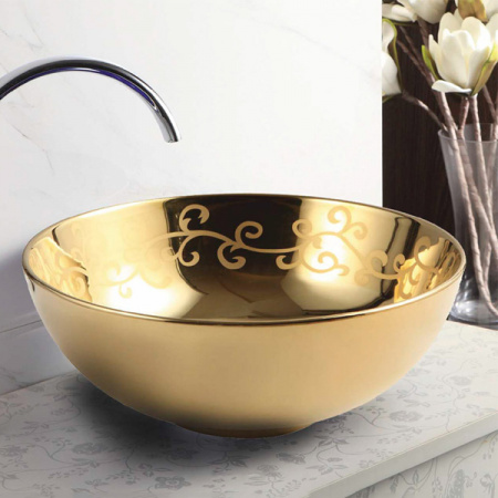 Раковина MELANA MLN-T4005-G25 (золото)