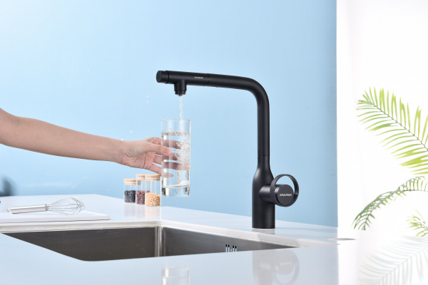 Смеситель для кухни Paulmark URBAN Ur213104-401(AN), антрацит