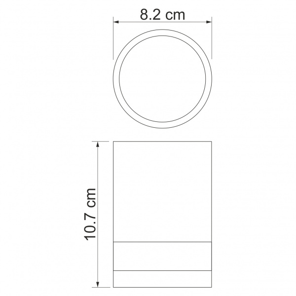 Стакан для зубных щеток WasserKRAFT Inn K-4328