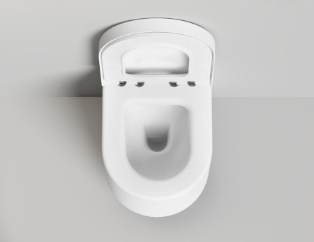 Унитаз Salini Gemelli с крышкой и сиденьем, светлые оттенки RAL Classic, 240121KSMF