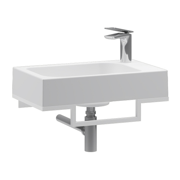 Набор для туалетной комнаты Belux Темпо-3 Белый [HR1240], левый