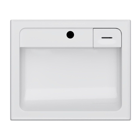 M85AWCC0602WG X-Joy, Раковина над стиральной машиной AM.PM, литьевой мрамор, 60 см, белый глянец