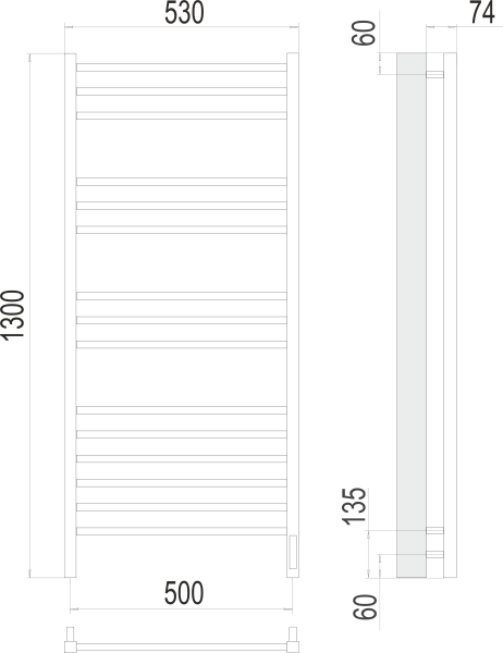 TERMINUS Сицилия П15 500х1300 электро