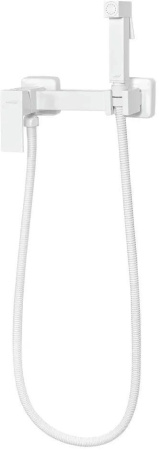 Смеситель с гигиеническим душем Hansberge H0077 Белый