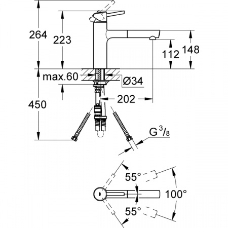 Смеситель для мойки Grohe Concetto 31129001