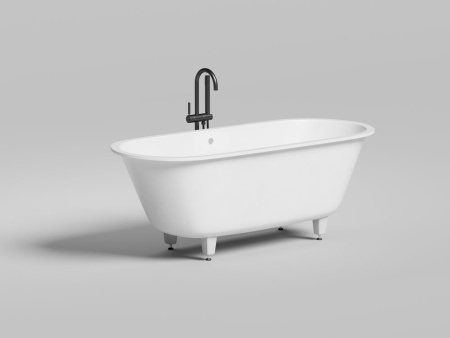 Ванна встраиваемая Salini ORNELLA AXIS 170x75 покраска по RAL полностью, S-Stone, матовый 103423MF