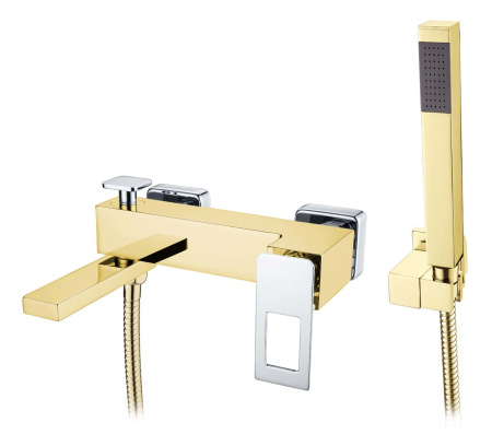 Смеситель для ванны с душем Boheme Q 143-GCR