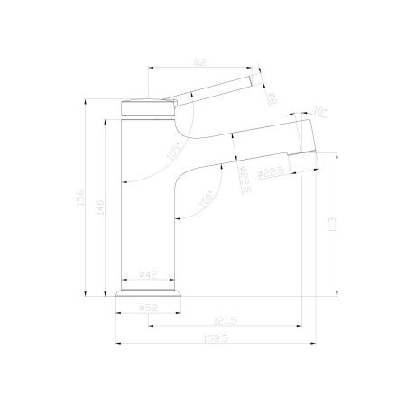 Смеситель Lemark Minima LM3806C для раковины