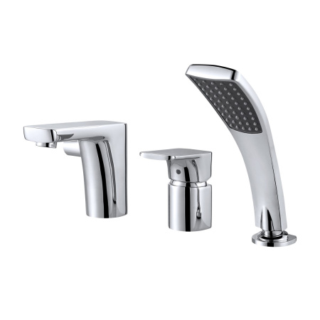 Смеситель на борт ванны D&K Berlin DA1434901, хром