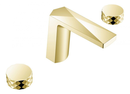 Смеситель для раковины Boheme Venturo 150-MG-DIAMOND матовое золото