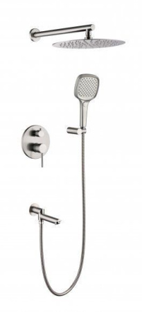 Душевая система скрытого монтажа Grocenberg GB5001 Никель