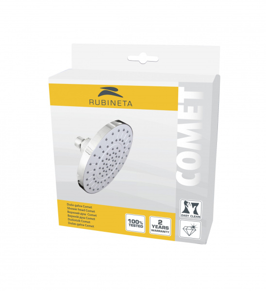 Верхний душ Rubineta Comet 622032