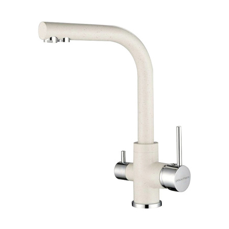 Смеситель для кухни Paulmark ESSEN Es213011-331, белый