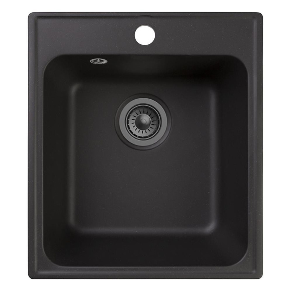 Кухонная мойка Reflection Quadra RF0243BL, черный