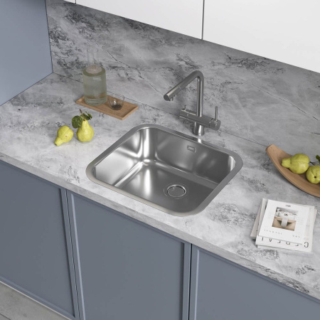 Кухонная мойка Reflexion Orta RX2449SS полированная сталь
