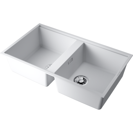 Кухонная мойка Omoikiri Kitagawa 83-2-U-WH Artceramic/белый 4993809