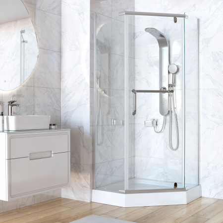 Душевой уголок Taliente TA-09093-1CP 90х90 стекло прозрачное 6 мм