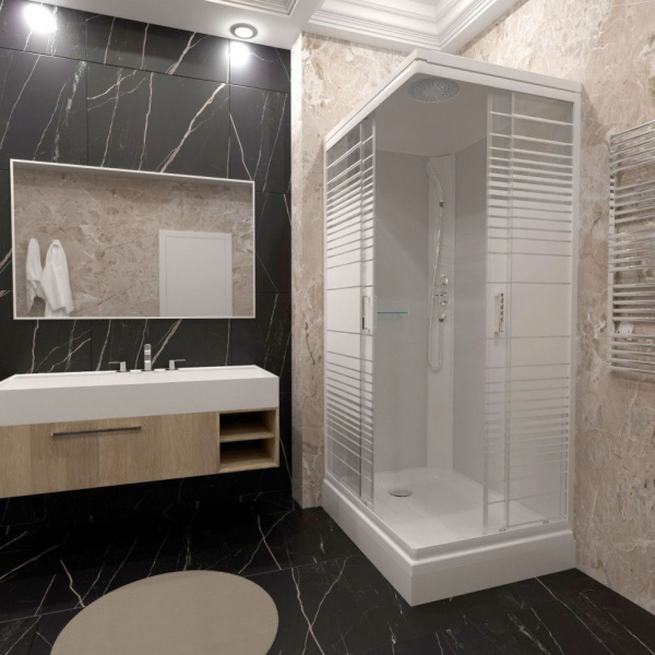 Душевая кабина Тритон Щ0000064615  Квадро 100*80