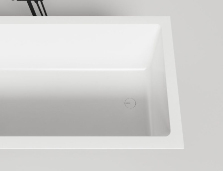 Ванна встраиваемая Salini CASCATA KIT 180x80, S-Sense, матовый белый 104513M