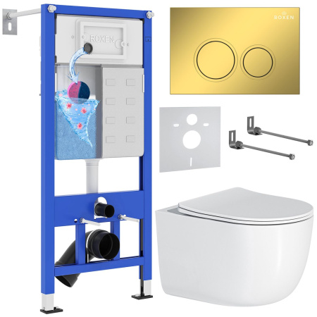 Комплект 6 в 1 Roxen StounFix Dual Fresh 968046 (состоит из: 710200, Santi 410260G, 530160-01)