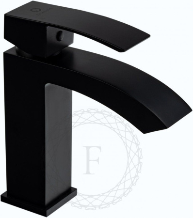 Cмеситель для раковины FILARETE Waterfall FL5010 (Черный матовый)