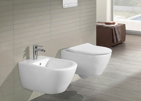 Унитаз подвесной Villeroy&Boch Subway 2.0 5614R201 с сиденьем микролифт