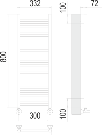 TERMINUS Аврора П16 300х800