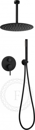 Душевая система скрытого монтажа FILARETE Roun FL1024 (Черный матовый)