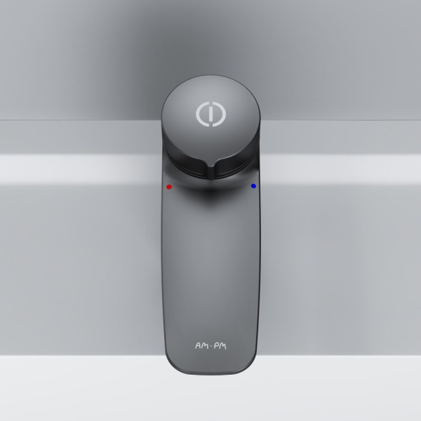 F50A02522 Inspire V2.0, TouchReel Смеситель для умывальника AM.PM, излив 125 мм, черный.