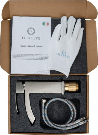 Cмеситель для раковины FILARETE Waterfall FL5010 (Никель)