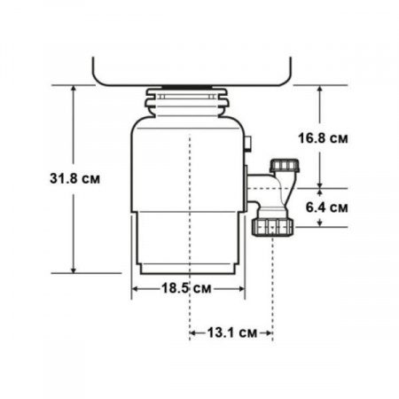 Измельчитель пищевых отходов InSinkErator E75-2