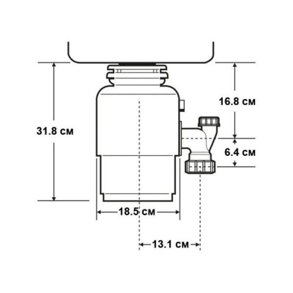 Измельчитель пищевых отходов InSinkErator E75-2