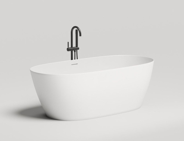 Ванна отдельностоящая Salini SOFIA 170x80, S-Stone, матовый белый 102526M