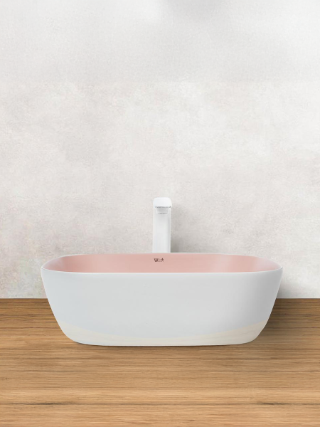 Раковина накладная WeltWasser WW SK ELBACH M2143 WP