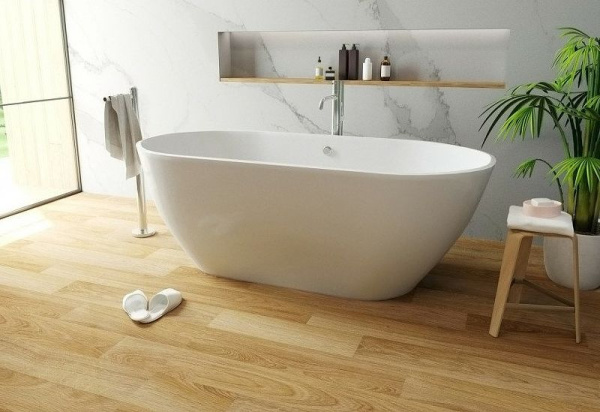 Ванна из литьевого мрамора Taliente Nemi NE18078 180х78,5 отдельностоящая овальная