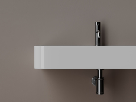 Умывальник Ceramicanova AURA с 1 отверстием для смесителя, без перелива 800*470*135мм, Белый, CN2006