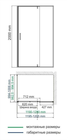 Душевой уголок WasserKRAFT Elbe 74P10