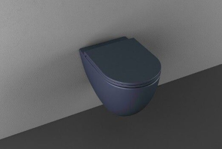 Унитаз ISVEA Infinity подвесной 365*530*400 -синий матовый 10NF02001SV-2Z