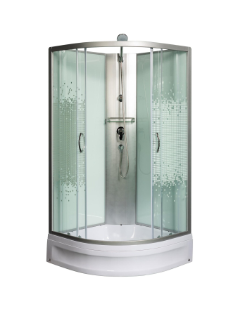 Душевая кабина МОНОМАХ МОНОМАХ Б/К 100/24 С МЗ 1000х1000х2060мм