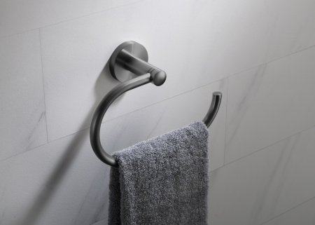 Кольцо для полотенец TIMO Saona 13050/18, черное золото