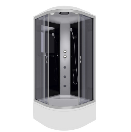 Душевая кабина Niagara Classic NG-2507-14G (80х80х215) высокий поддон(40см),стекло тонированное