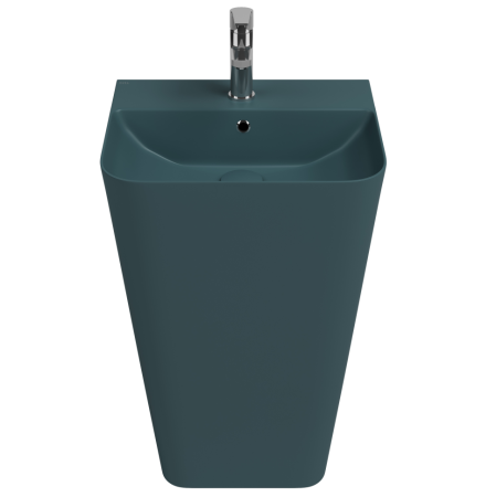 Раковина ISVEA Sott'Aqua напольная 500*420*830 цвет изумрудный матовый 10SQ37001SV-2P