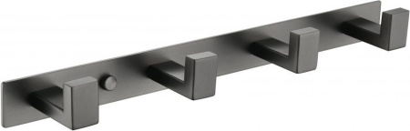 Полотенцедержатель на планке 4-й Grocenberg AC0014 (Графит)