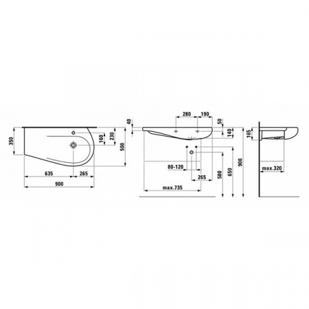 Раковина Laufen Alessi 8149764001041