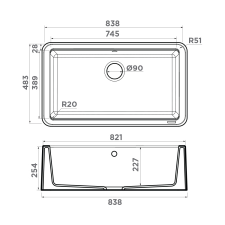 Кухонная мойка Omoikiri Tarento 83-WH Tetogranit/белый 4993177