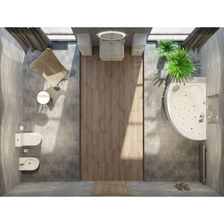 Ванна 1Marka CATANIA 150x105 R Pplus