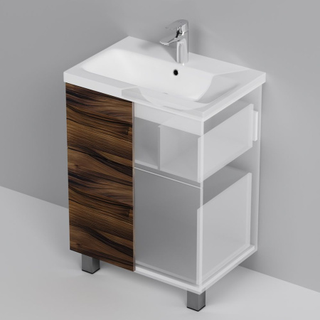 M90FSX0602HF Gem База под раковину AM.PM, напольная, 60 см, 2 ящика, орех